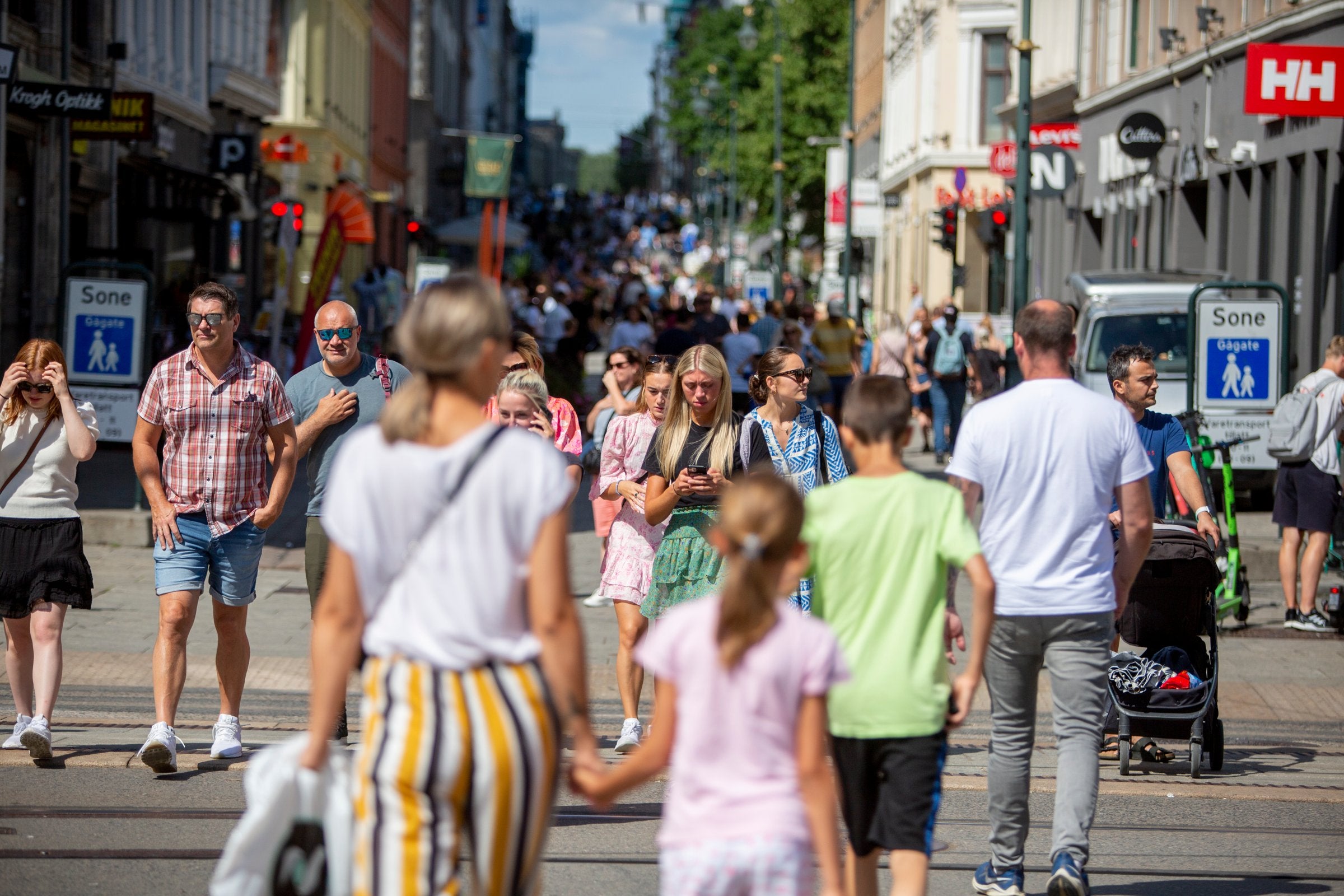 Inflasjonen i april endte på 3,4 prosent