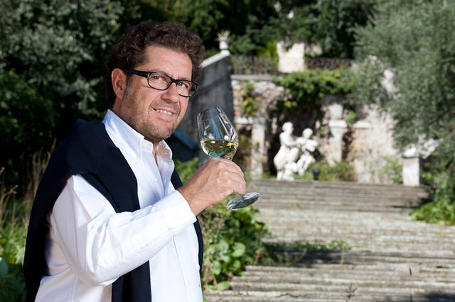 Emanuele Rabotti hos Monte Rossa i Franciacorta lager noen av Italias beste musserende viner. Foto: Monte Rossa