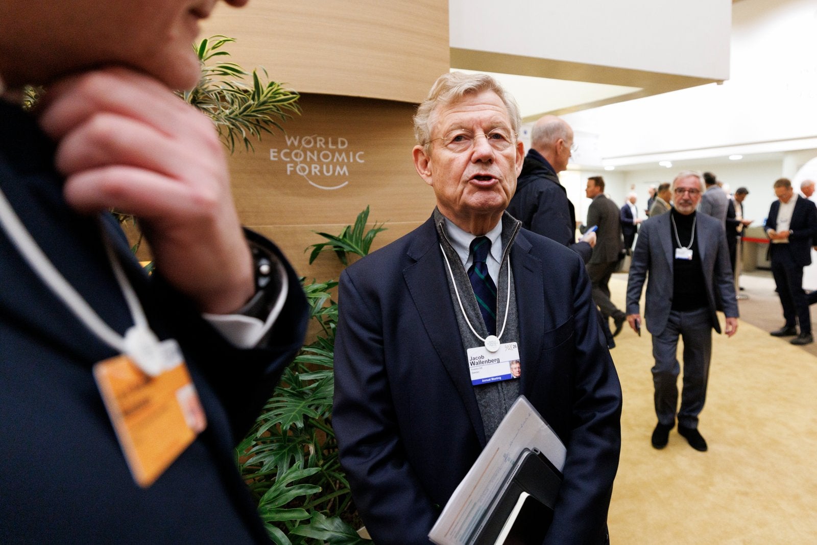 Jacob Wallenberg i Davos: – Alvorlig at man setter nasjonal integritet på prøve