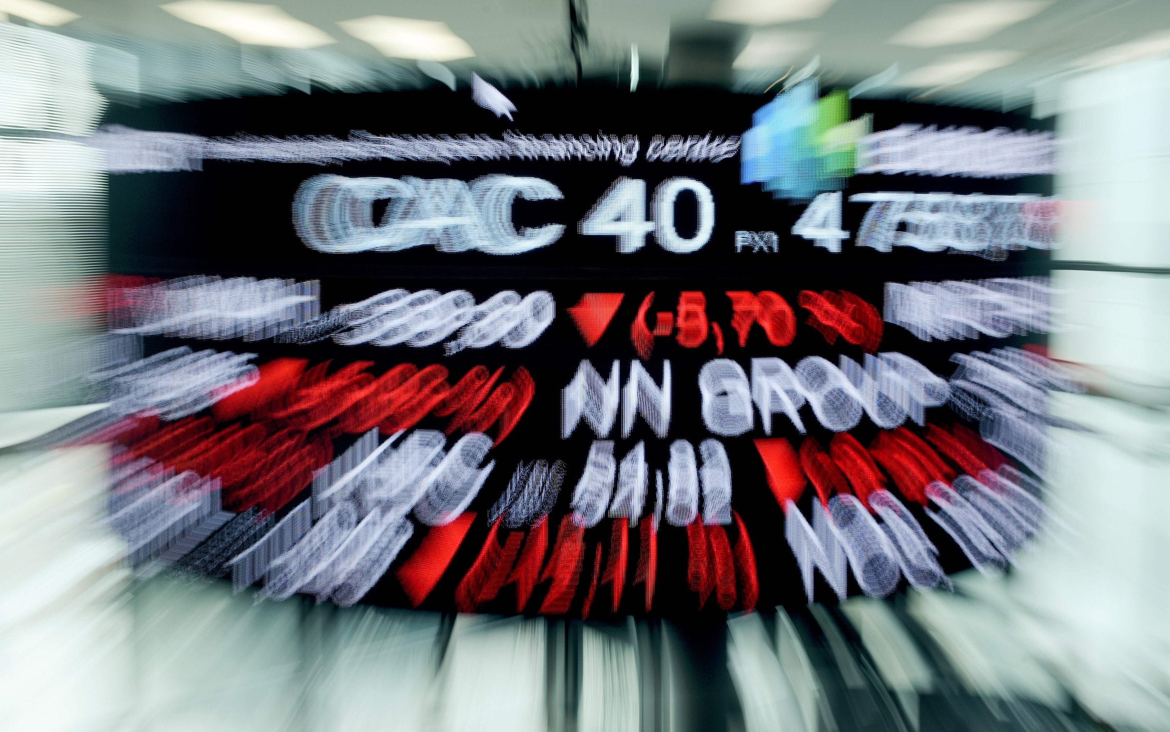 Bredt børsfall og rentehopp i Europa