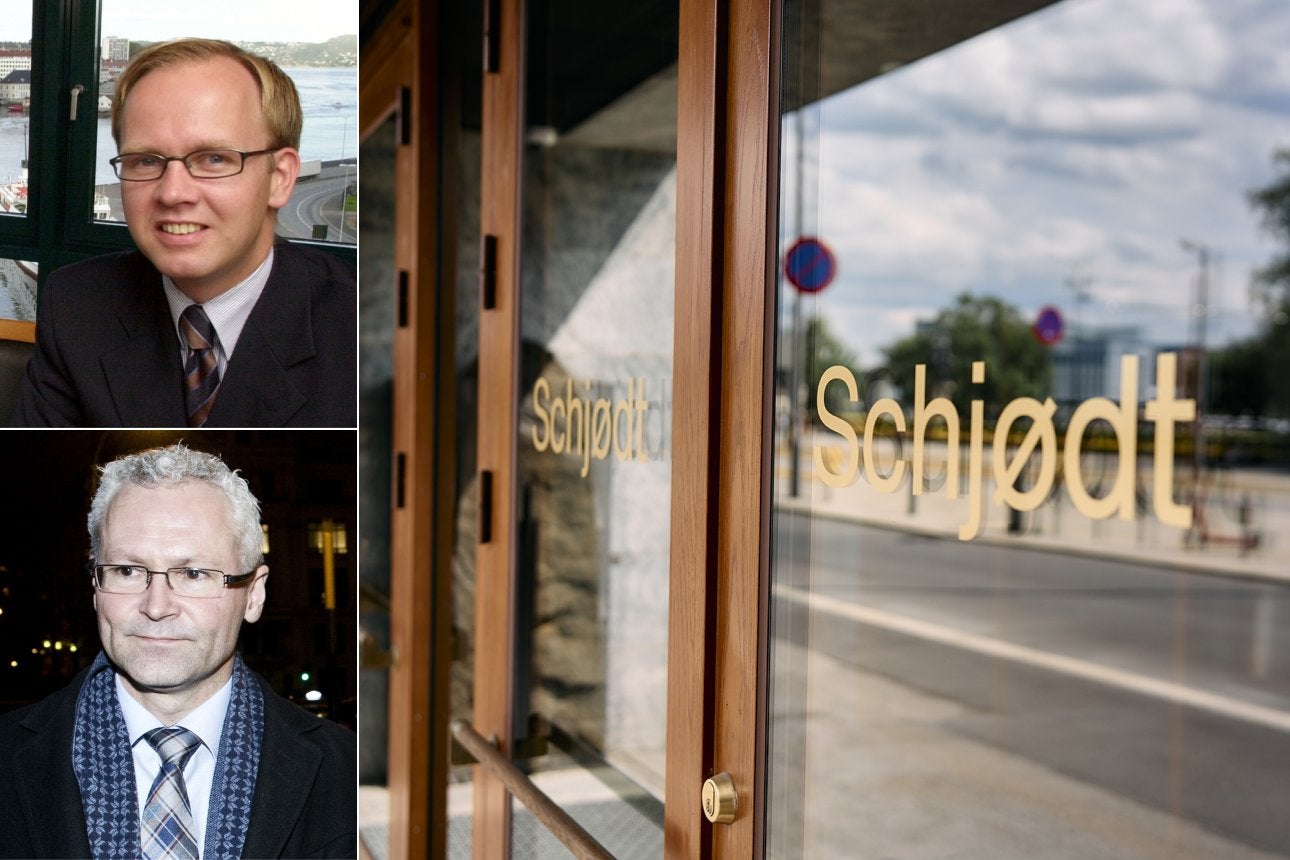 To erfarne partnere forlater Schjødt