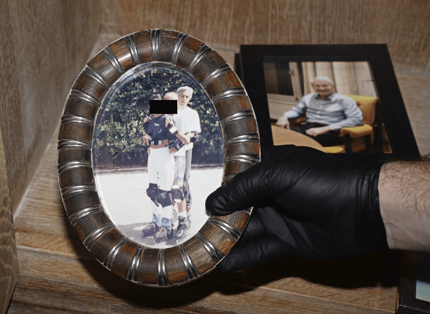 Epstein hadde innrammet fotografi av Thorbjørn Jagland