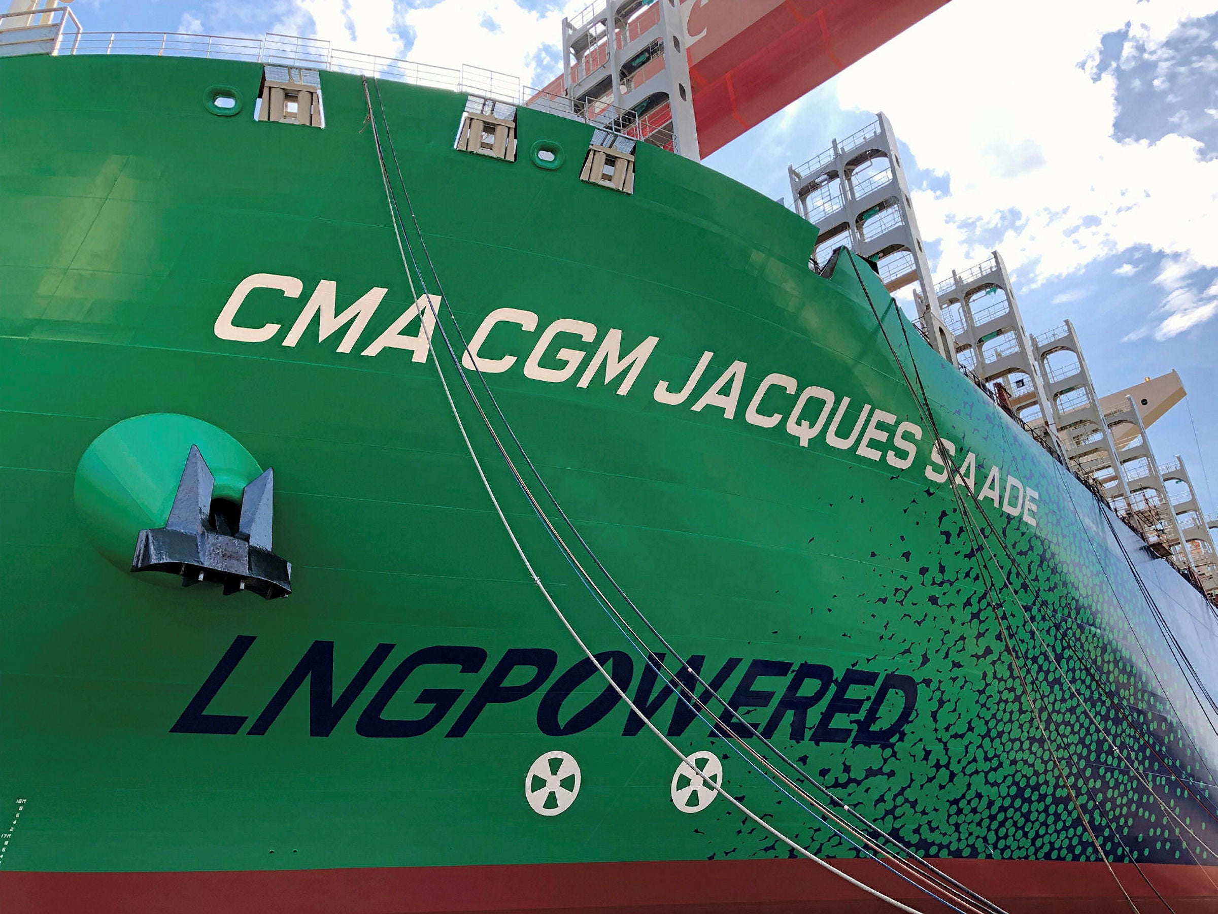 CMA CGM at vanguard of liner gas charge