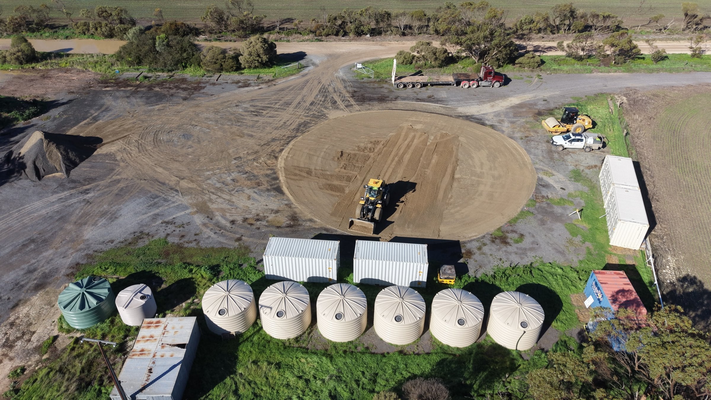 Site preparations ahead of flow testing for natural hydrogen on the Yorke Peninsula in South Australia
