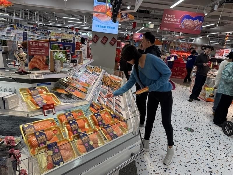 For one week this year China was Norway's biggest salmon market