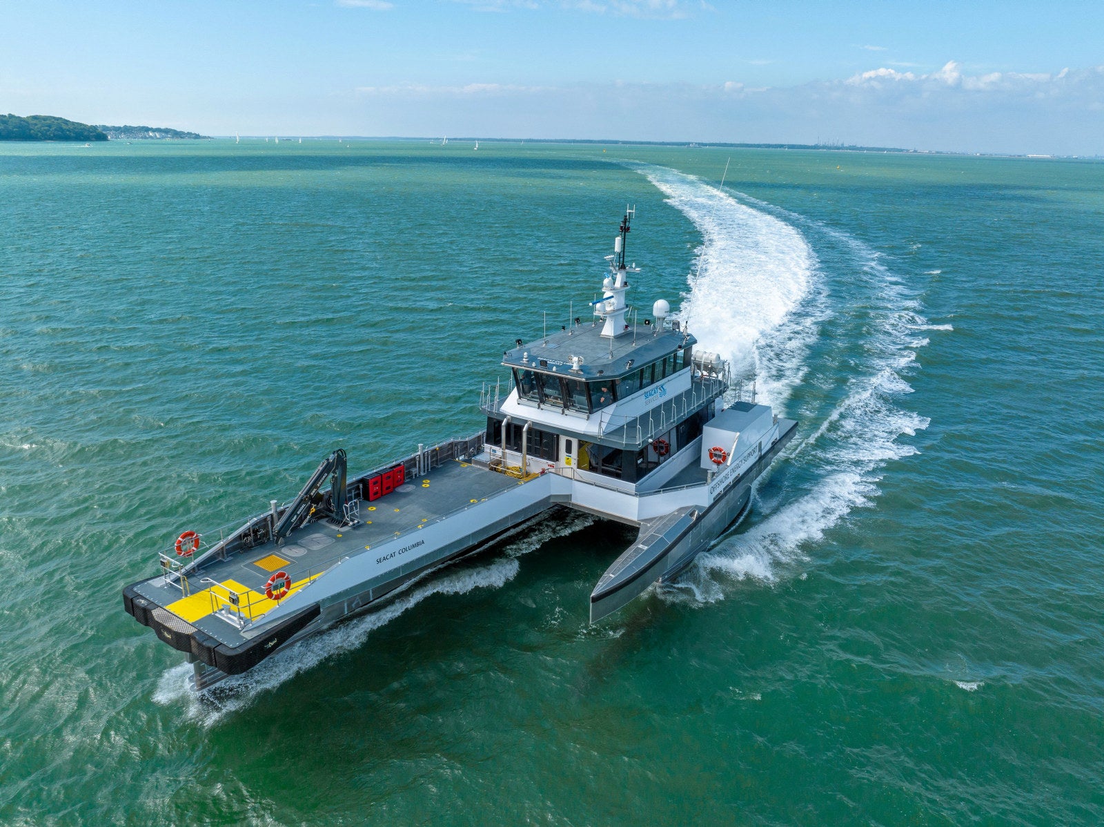 Thai yard goes high-tech with America’s Cup inspired wind farm ship design