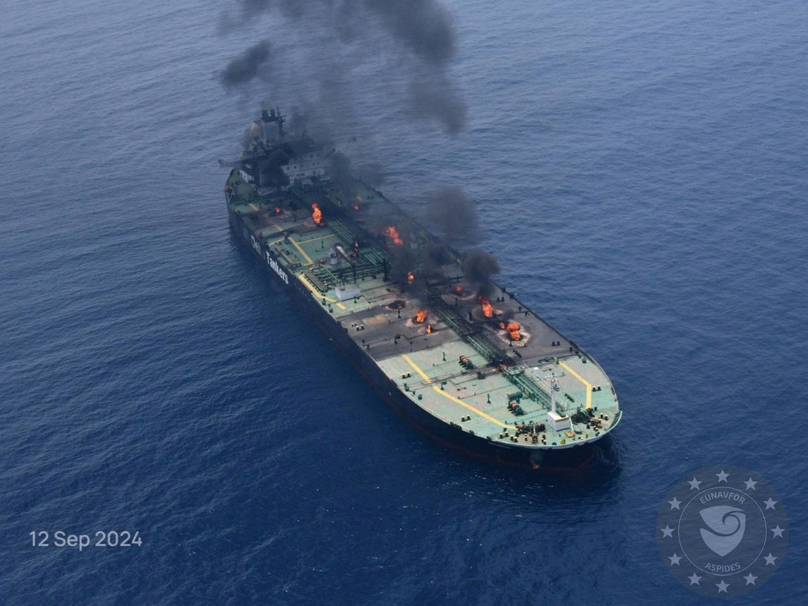 Second attempt to tow burning oil tanker out of Red Sea danger zone set ...