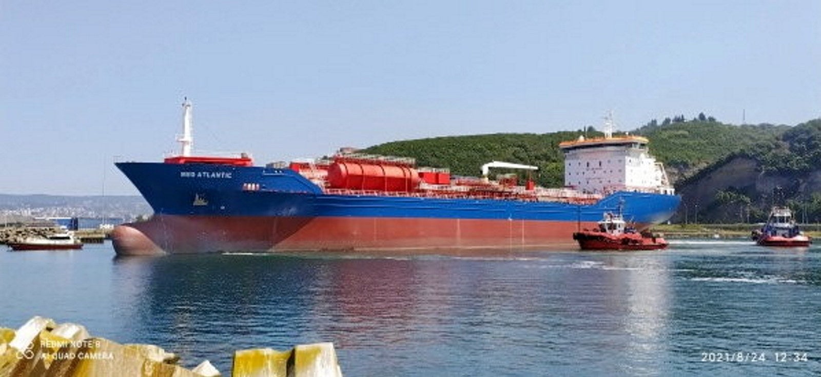 Fire hits tanker engine room in waters off Singapore