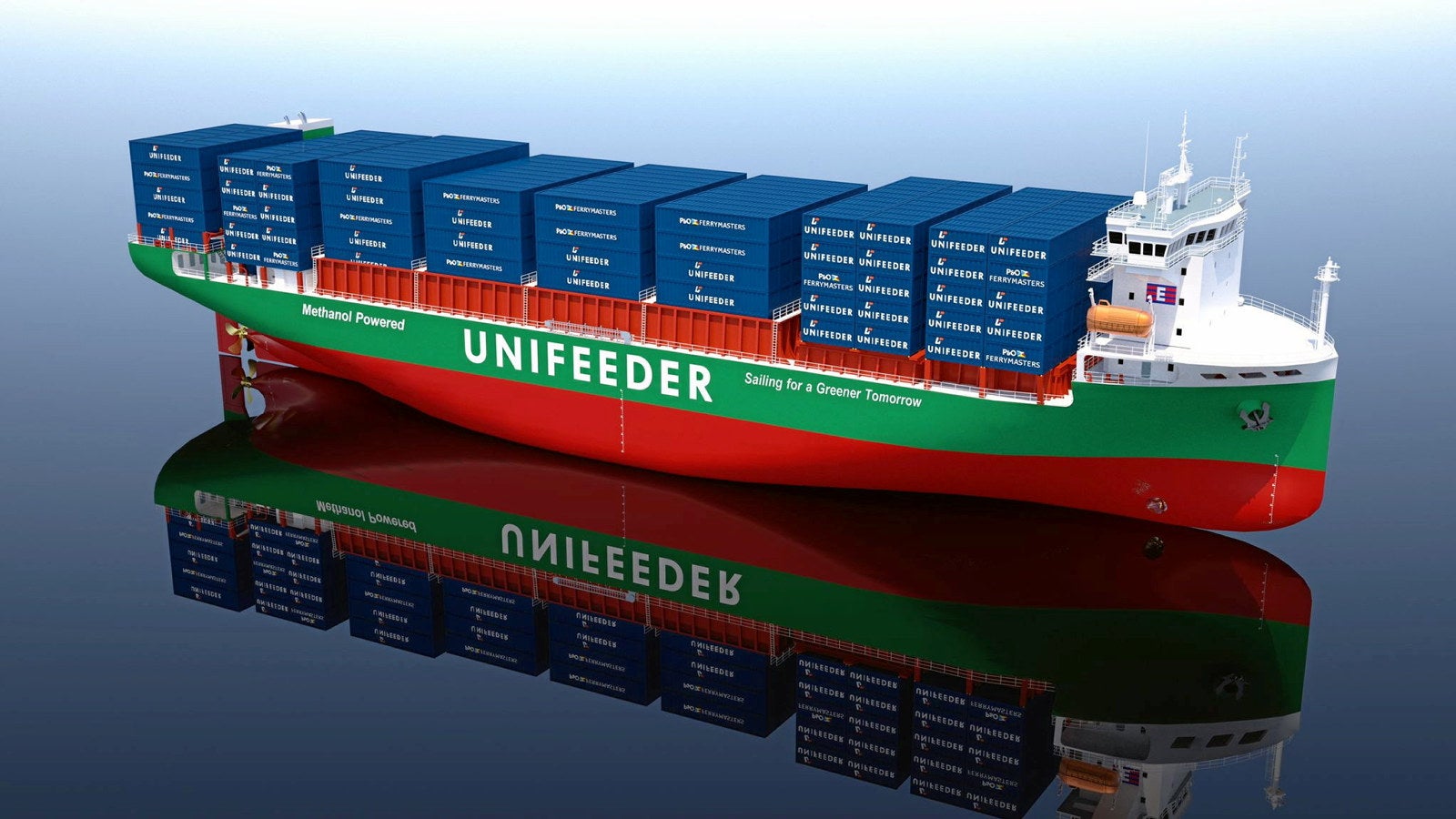 German owner doubles up on methanol container ship orders for Unifeeder ...