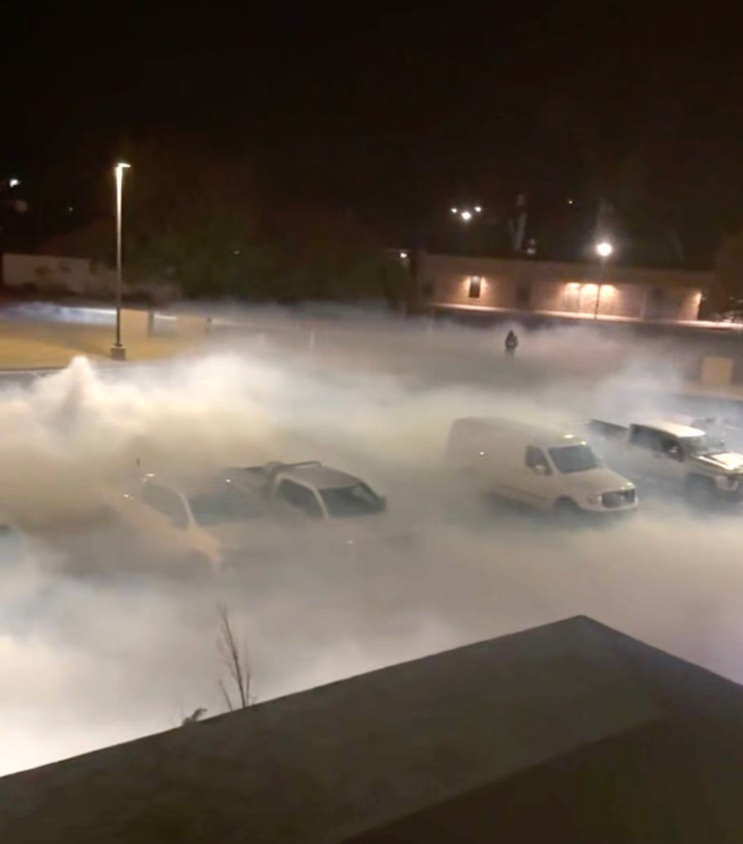 Dozens hospitalised and hundreds evacuated after ammonia truck