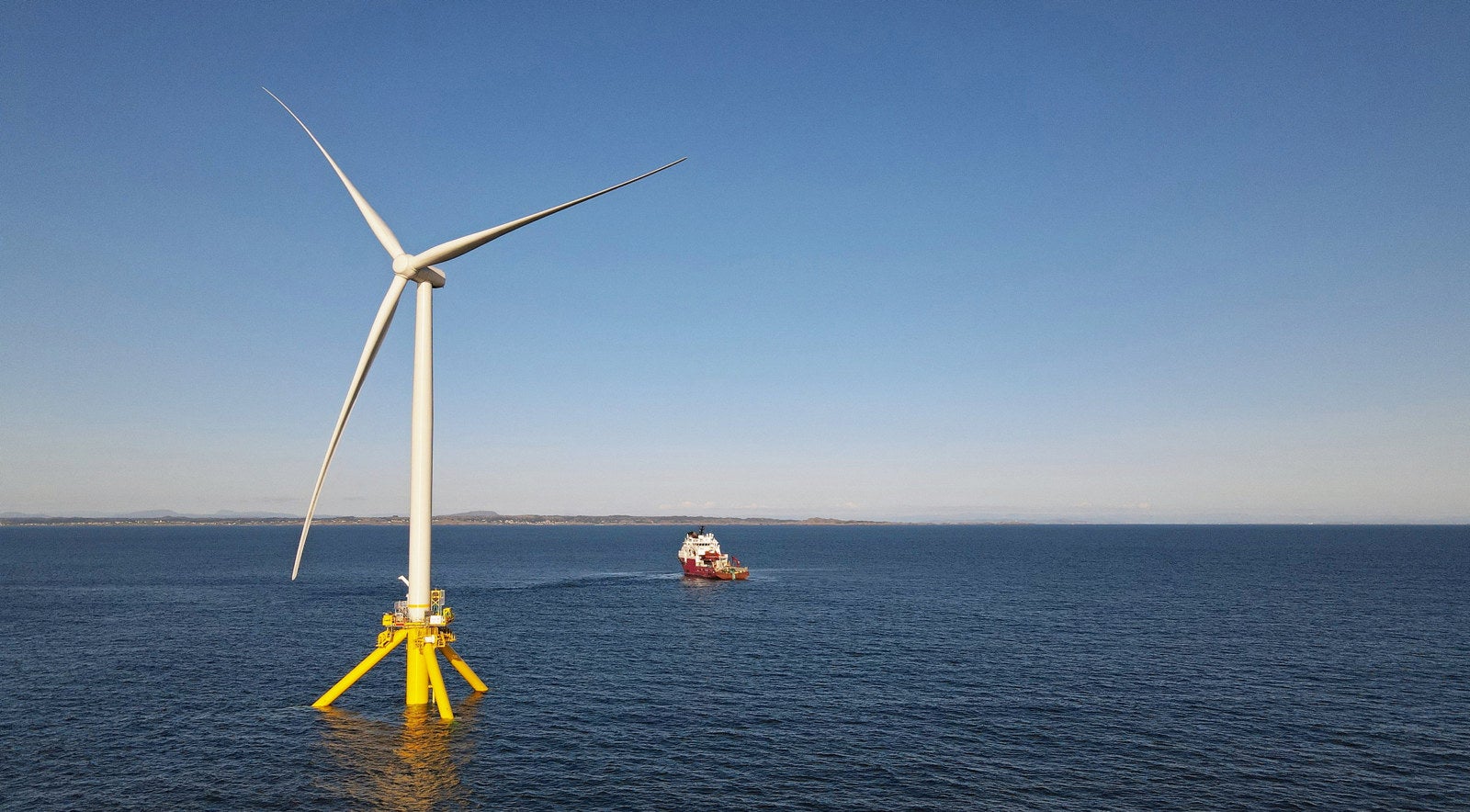 Shell-backed floating wind demonstration project flows first power to ...