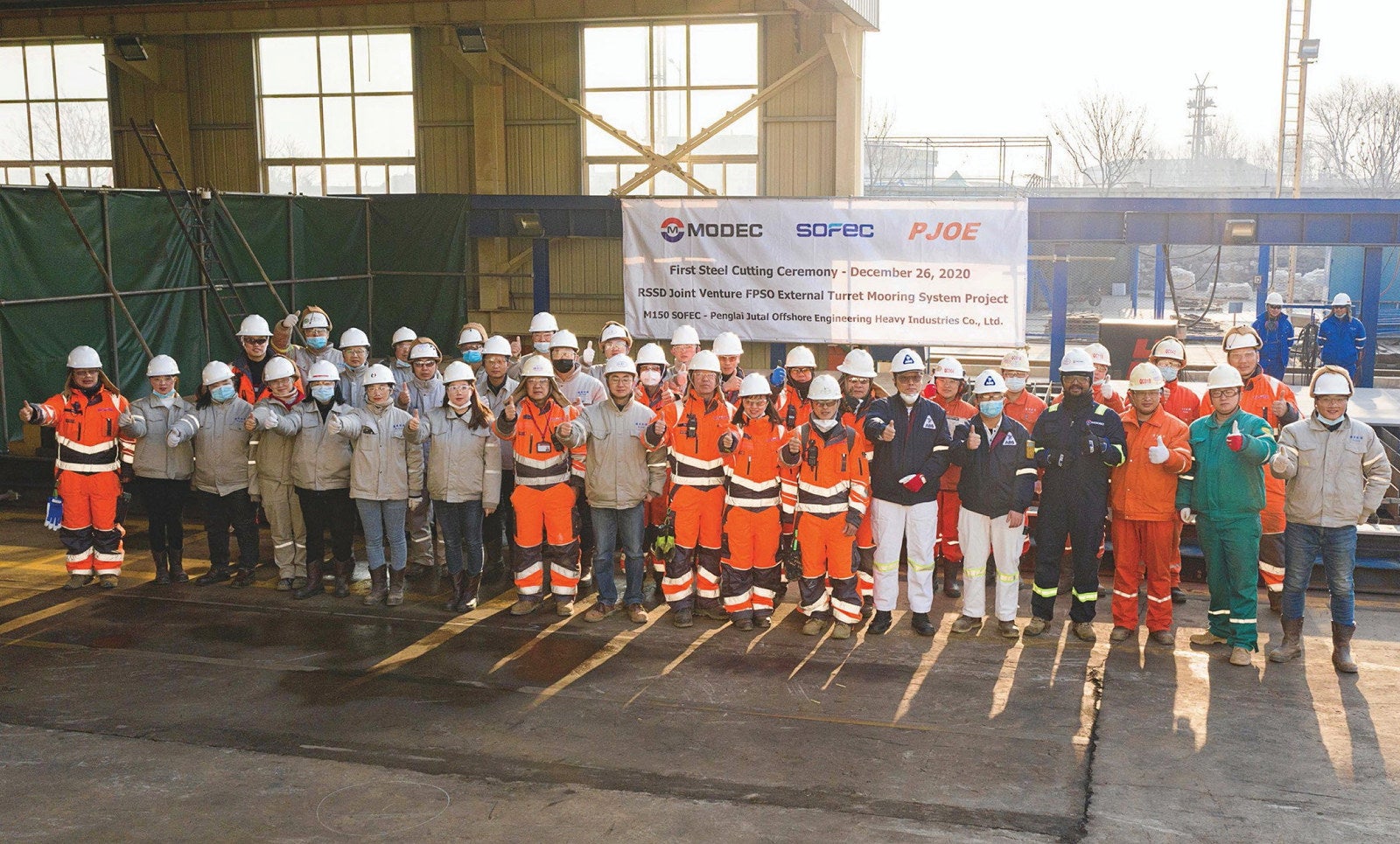 Sofec cuts first steel on turret mooring system for Woodside's Senegal ...