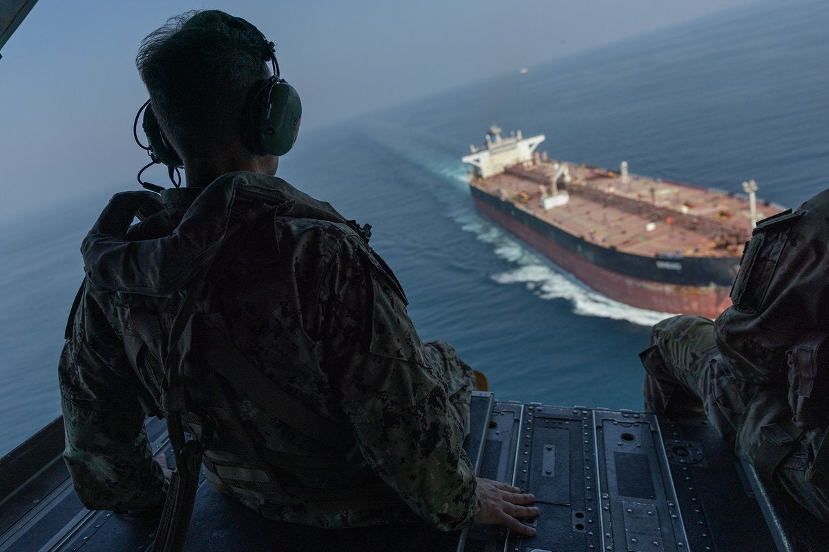 Iran ‘disables’ tanker as US commander flies victory lap over Strait of Hormuz