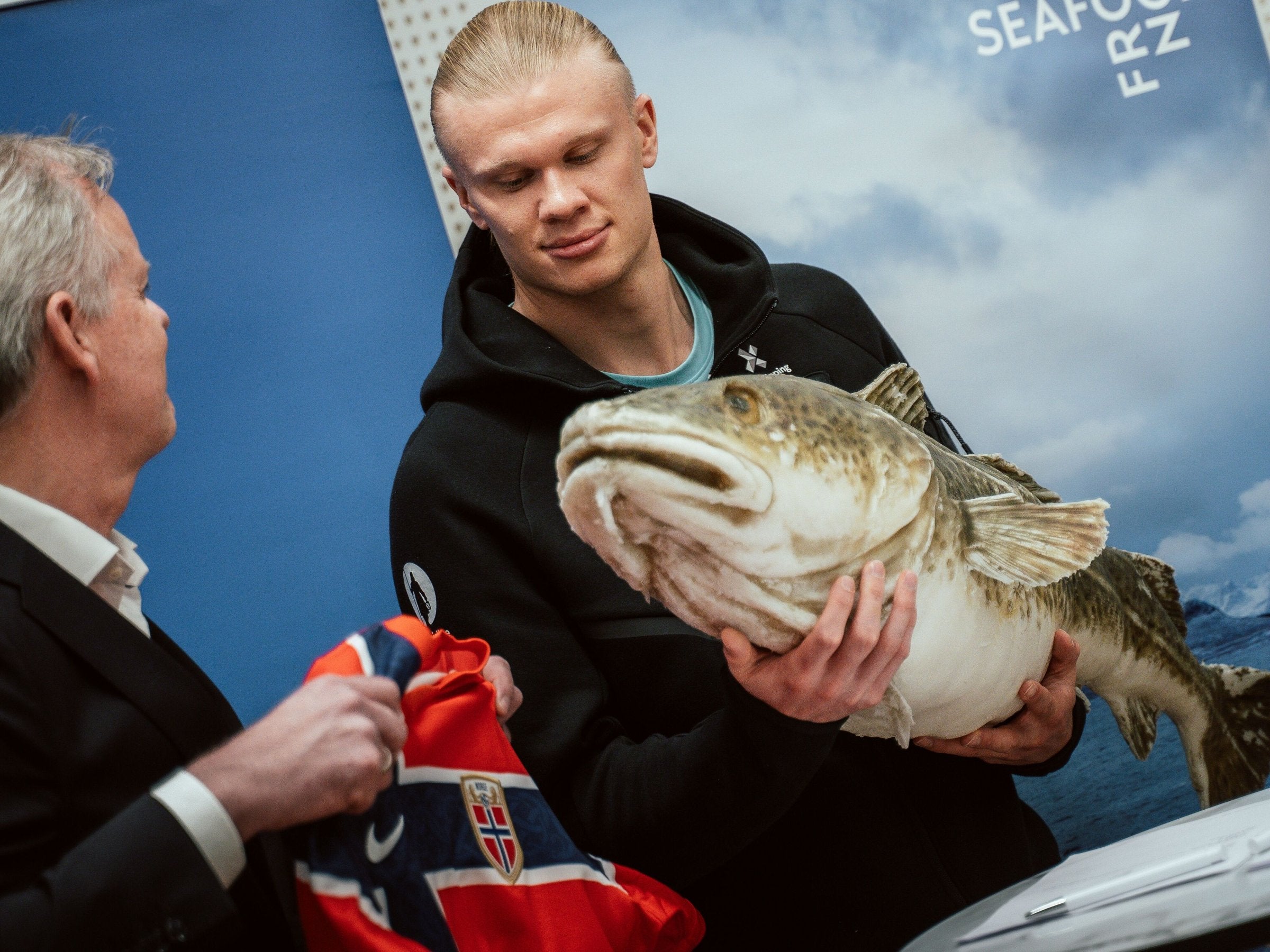 Haaland signs new contract with Norwegian seafood