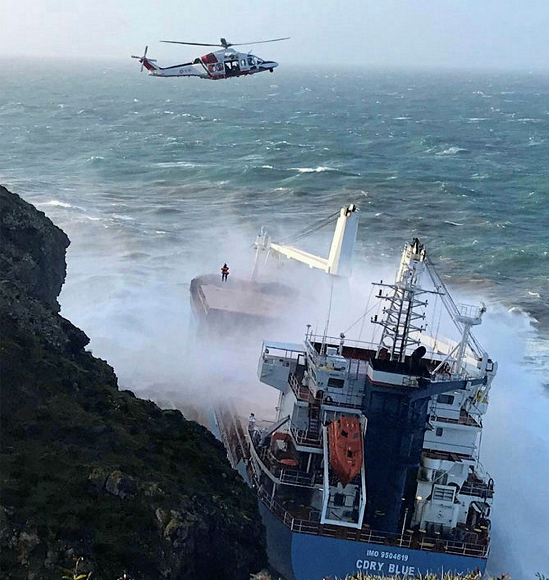 CDRY Blue salvage turns into wreck removal job