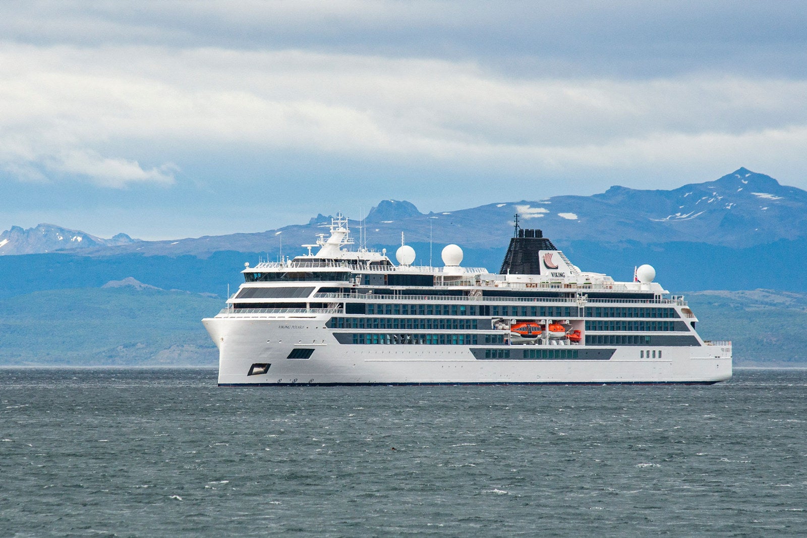 Giant wave kills passenger and injures four on new Viking cruise ship