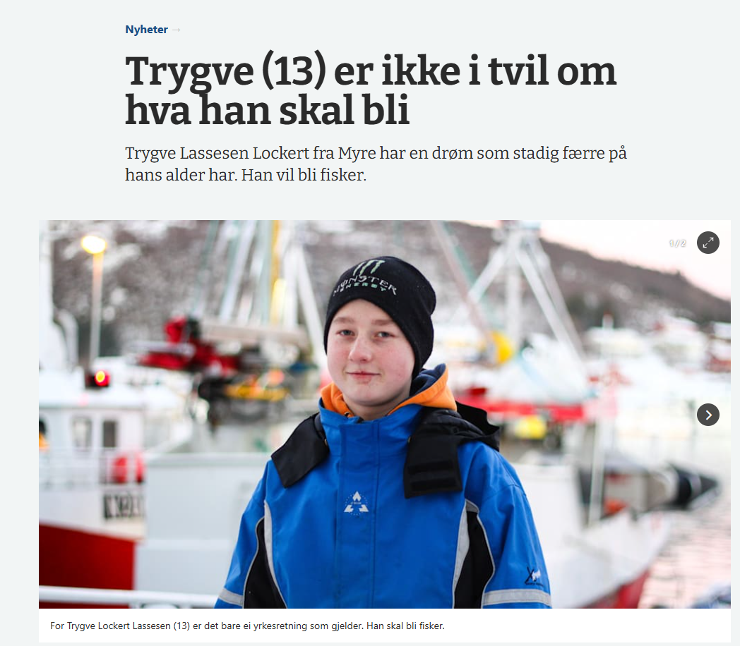 Nybåten hjemme med skipper Trygve (25) til rors | Fiskeribladet