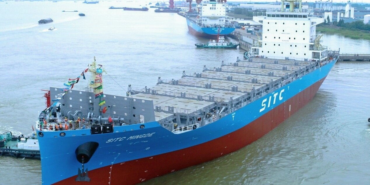 SITC bumps up container ship order tally in China to 10 ships