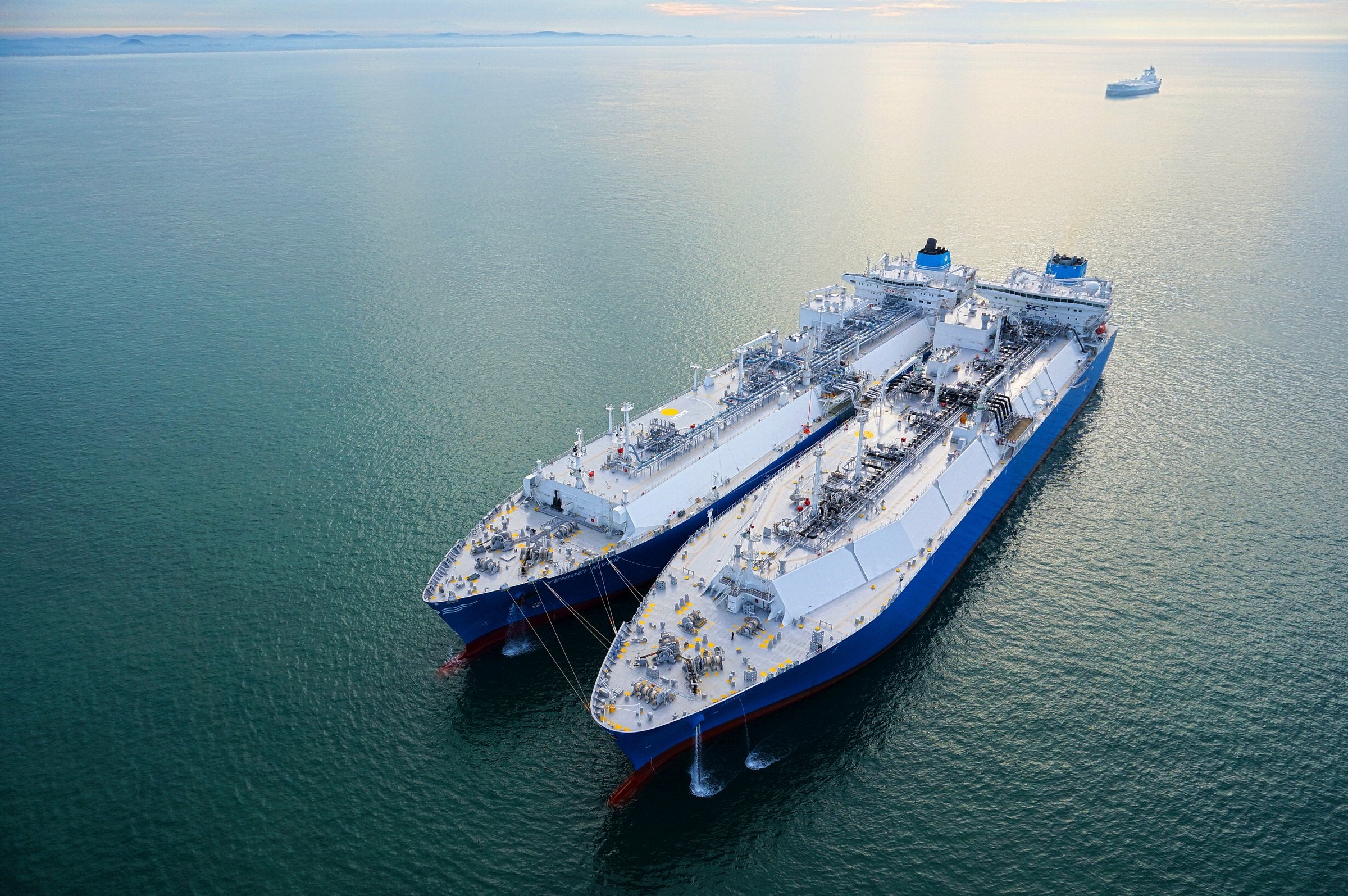 Dark fleet LNG carriers line up to transship Russian cargo off Malaysia