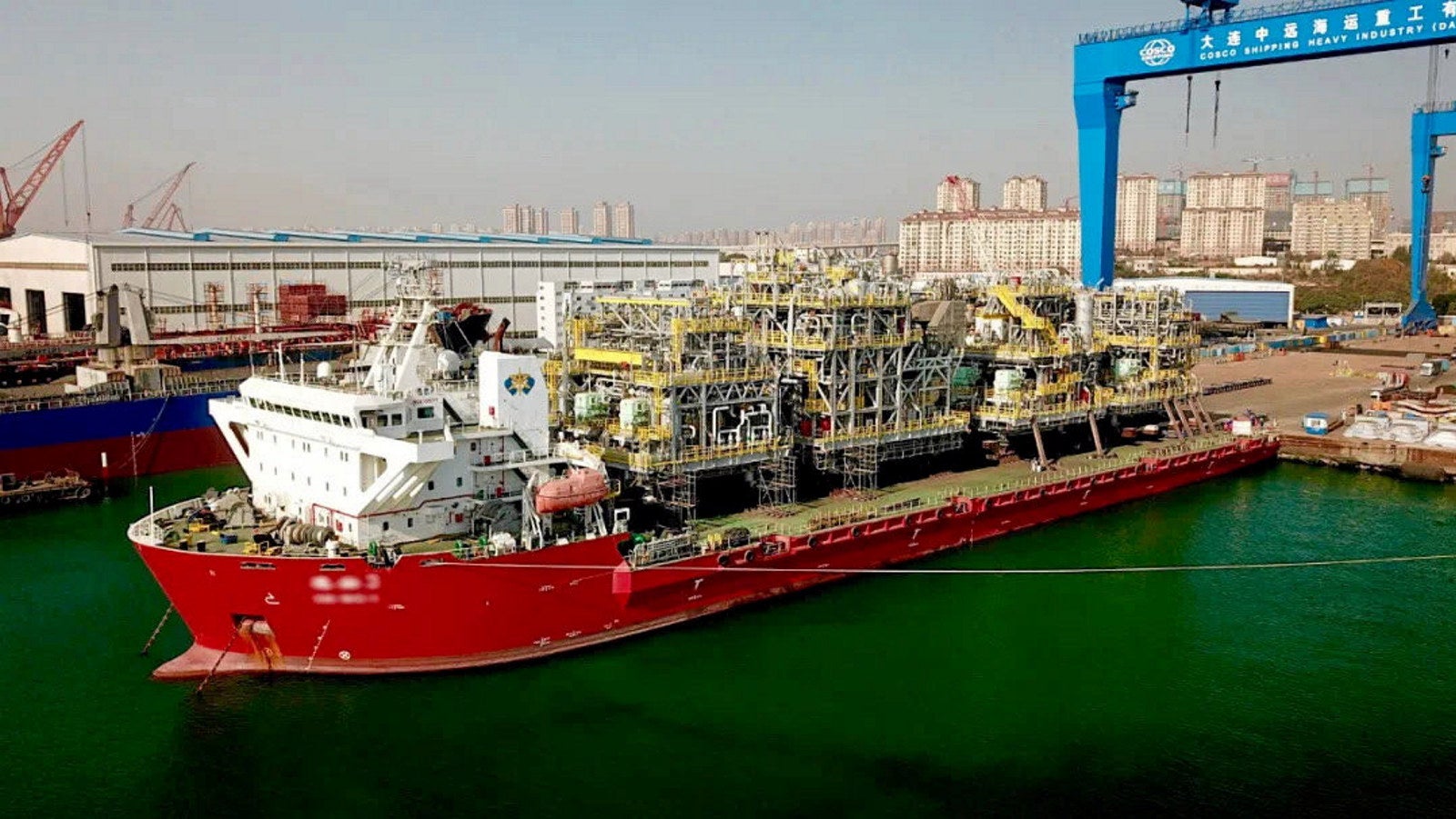 Chinese yard delivers modules for Petrobras floater set for Santos ...