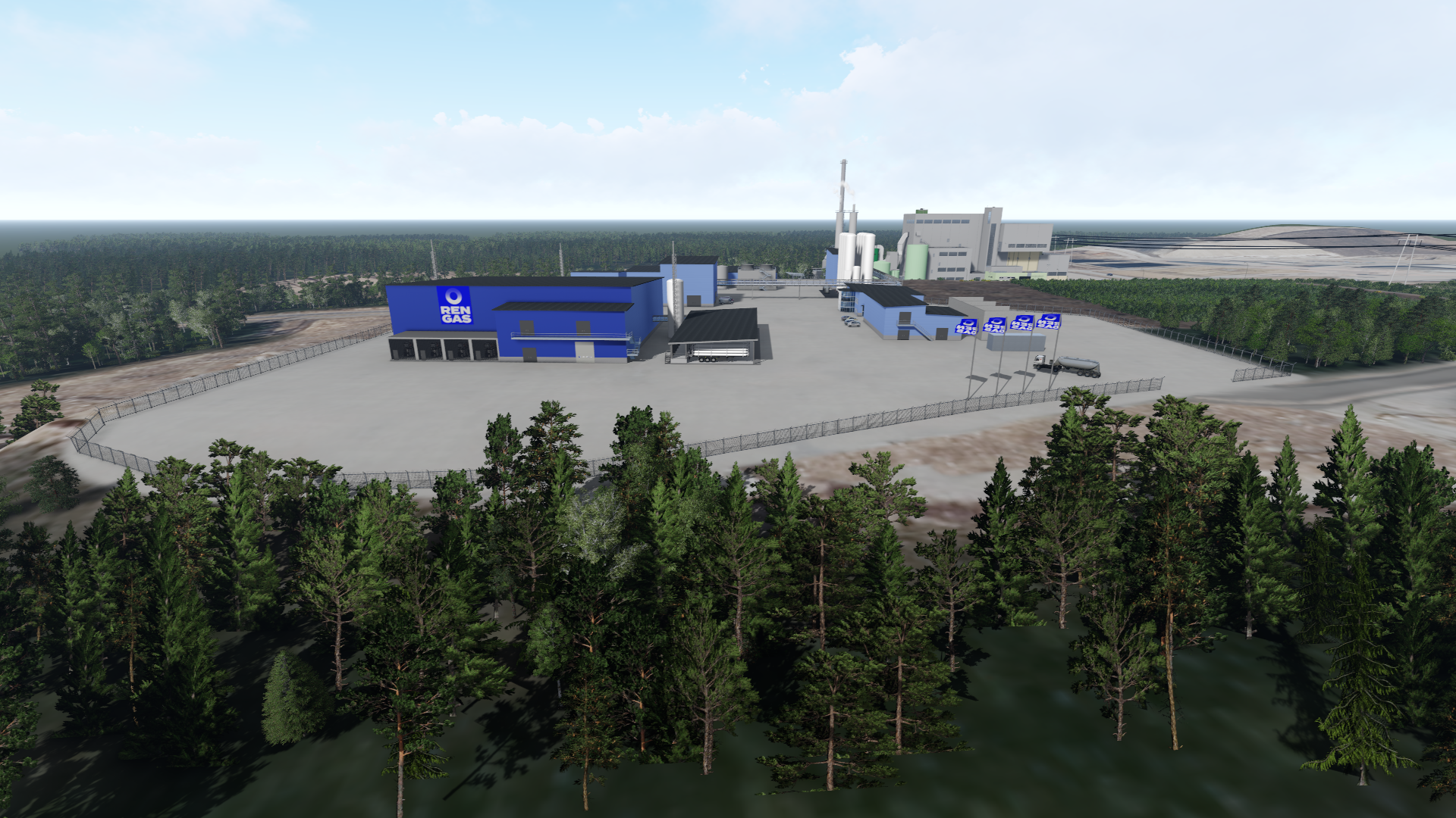 A rendering of the Tampere project for which offtake has been secured.
