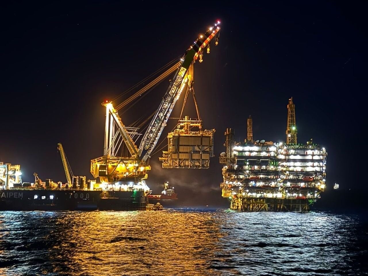 Bouri beefed up: Saipem installs hefty module offshore Libya