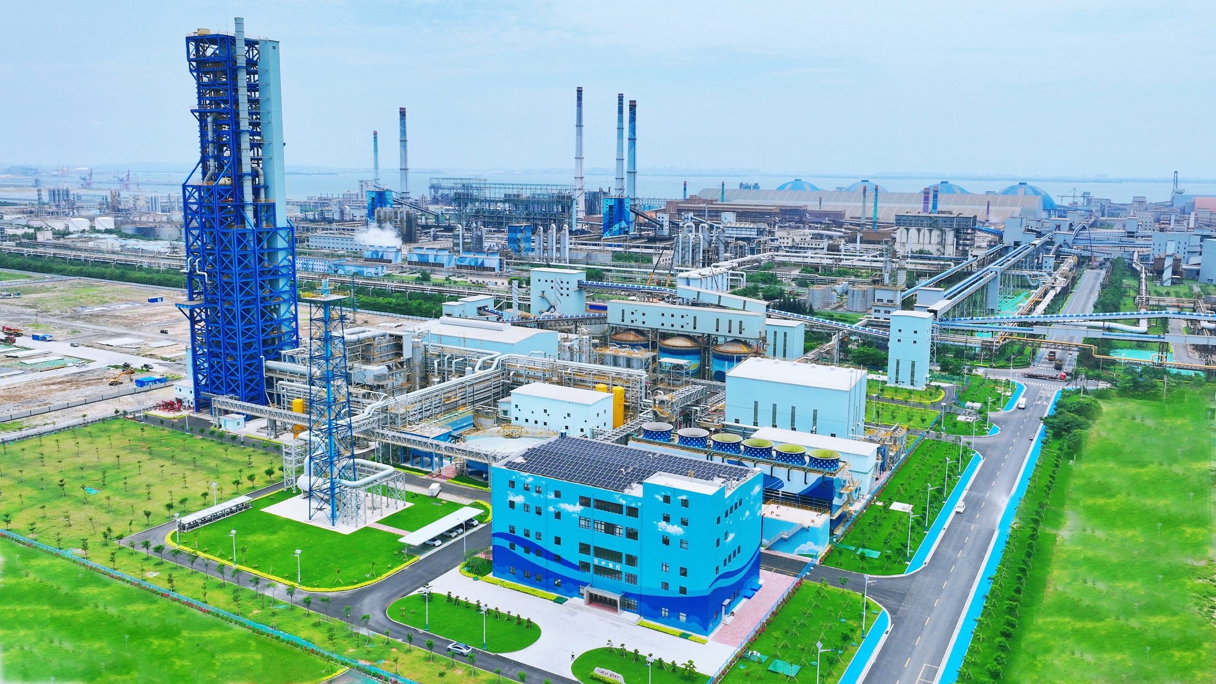 Baosteel Zhanjiang Iron & Steel’s complex in Guangdong province, which houses a large DRI plant.