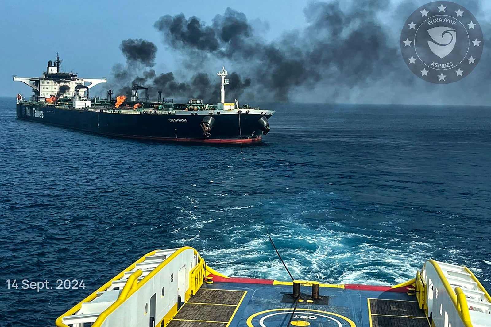 Fire-ravaged tanker begins oil transfer two months after Houthi attack ...