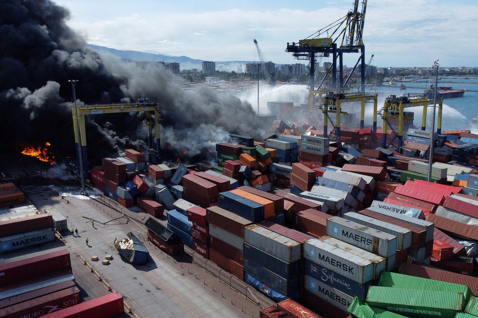 Iskenderun container fire put out, as Turkey trade faces long hurdles