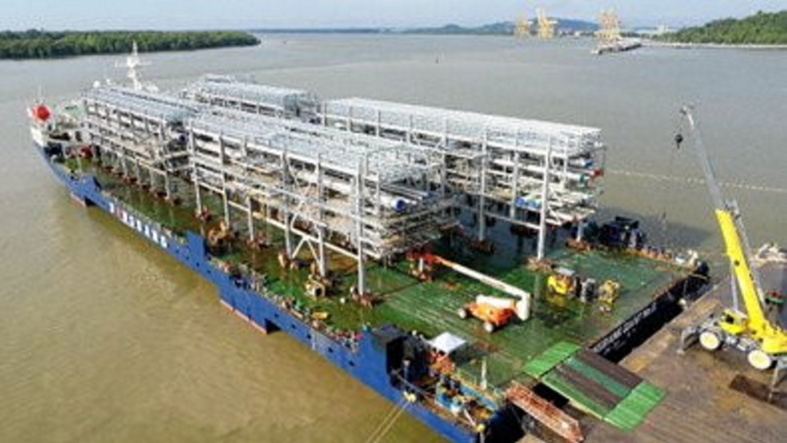 OceanMight loads out first modules for Shell's sour gas project | Upstream