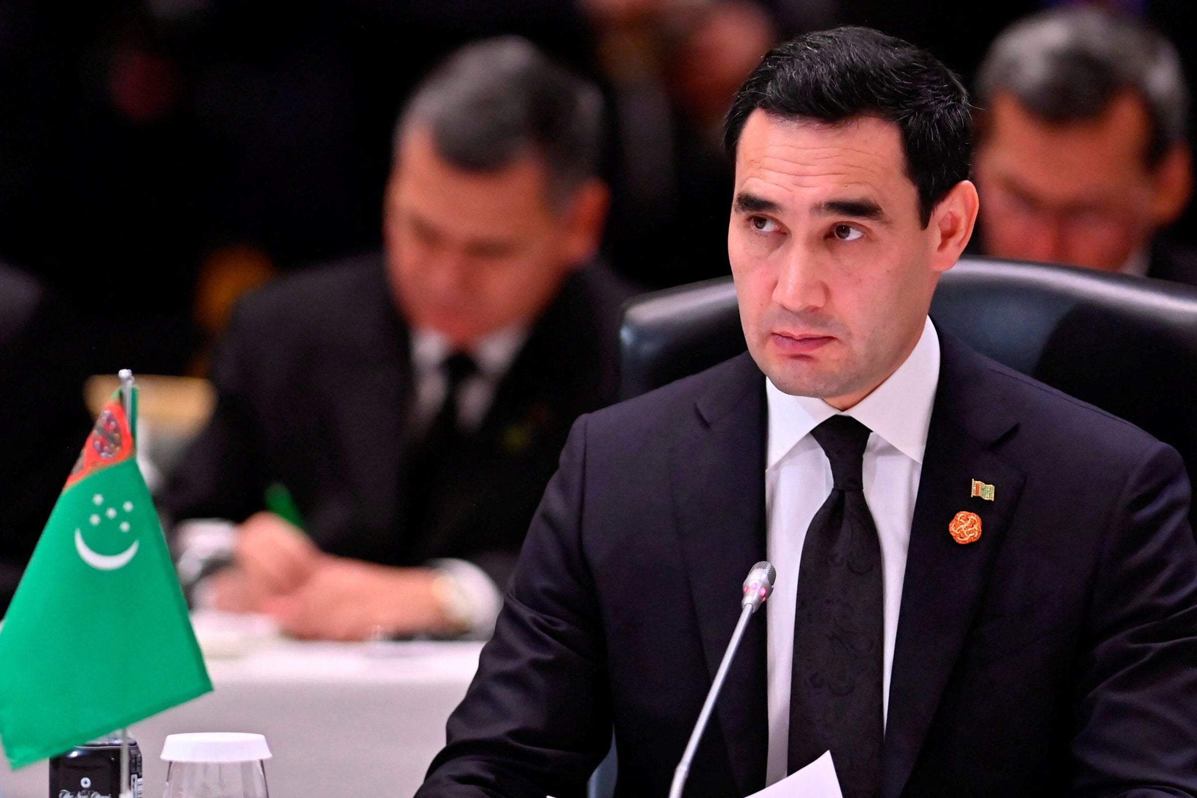 Turkmenistan President Serdar Berdymukhamedov.