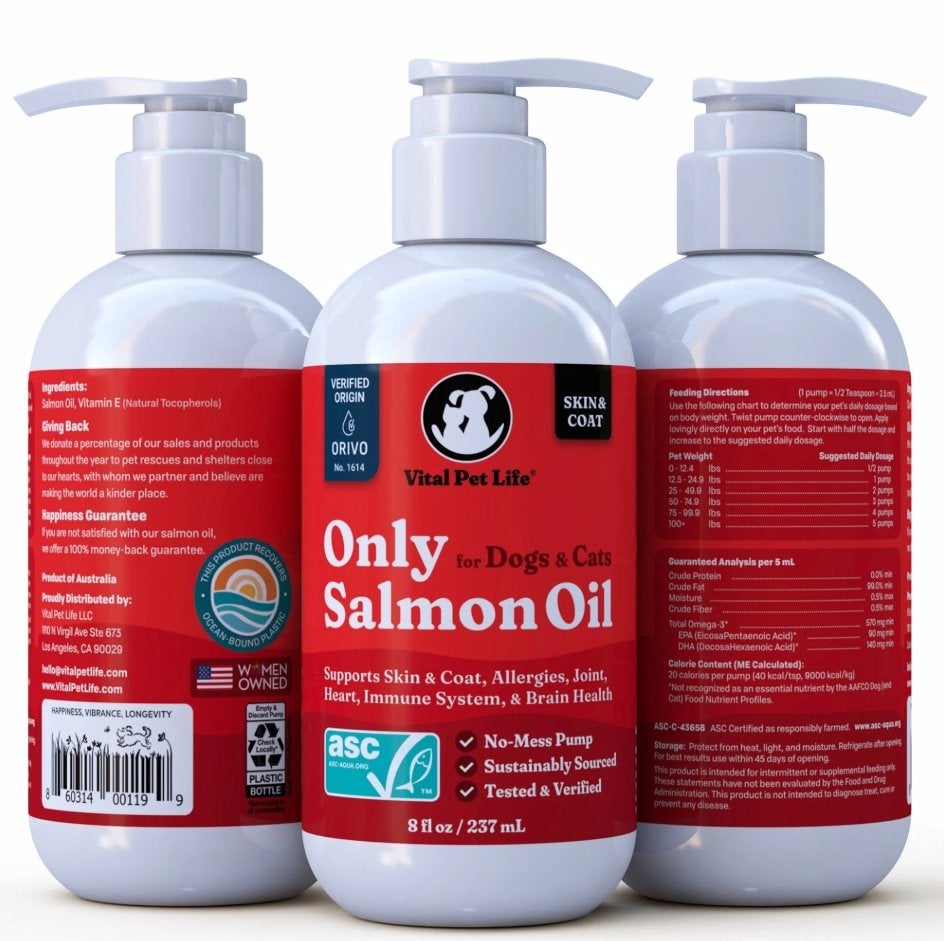 ASC certifies first seafood oil pet supplement