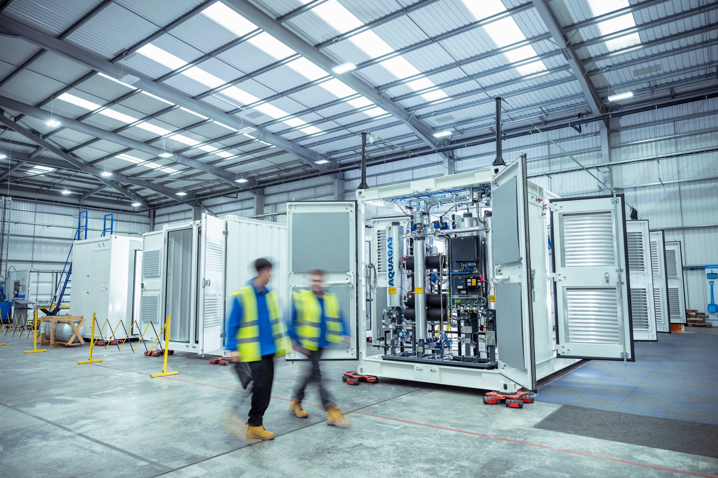 CPH2's containerised membrane-free electrolysis technology.