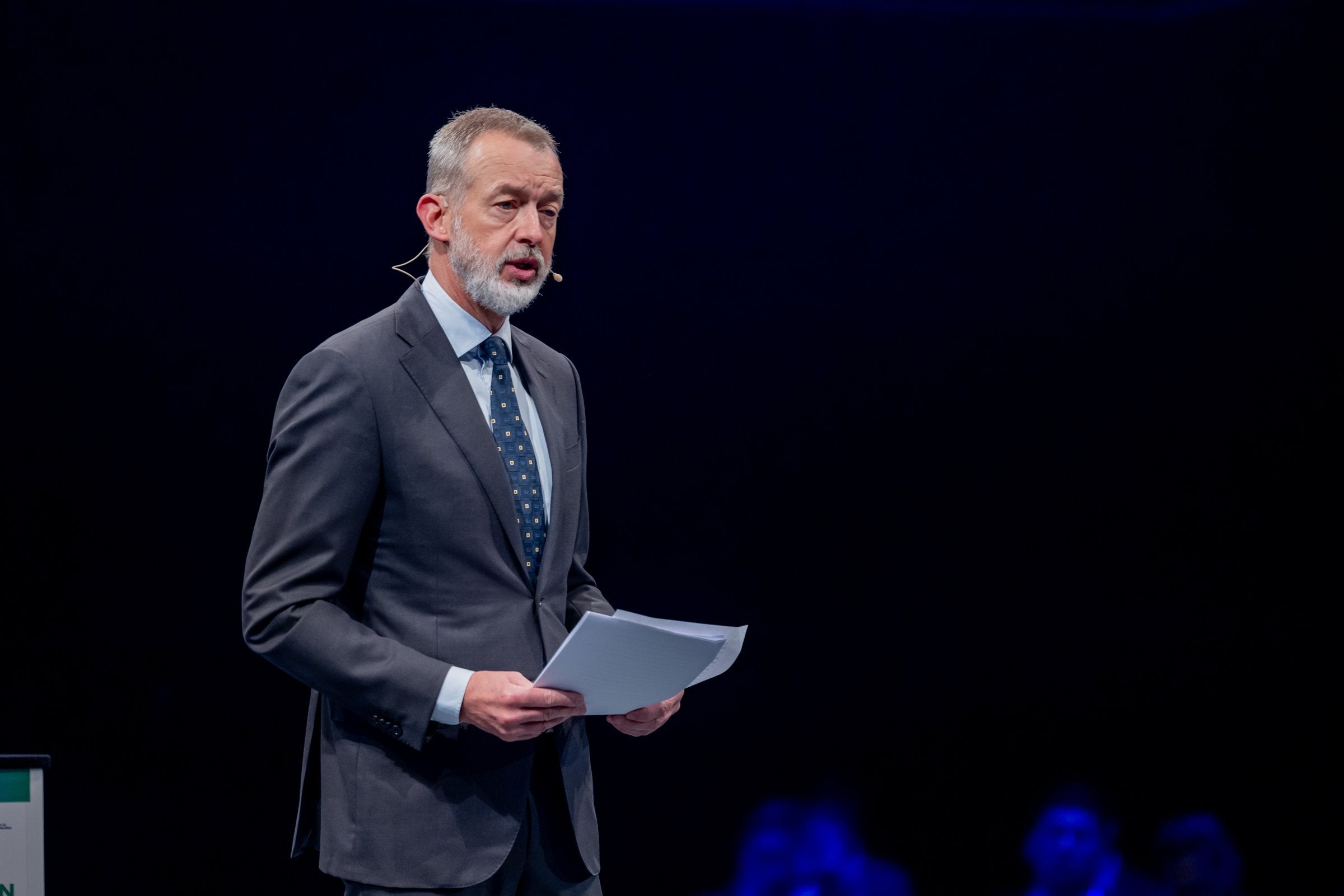 Port of Rotterdam CEO Boudewijn Siemons speaking at the World Hydrogen Summit 2026 in Rotterdam