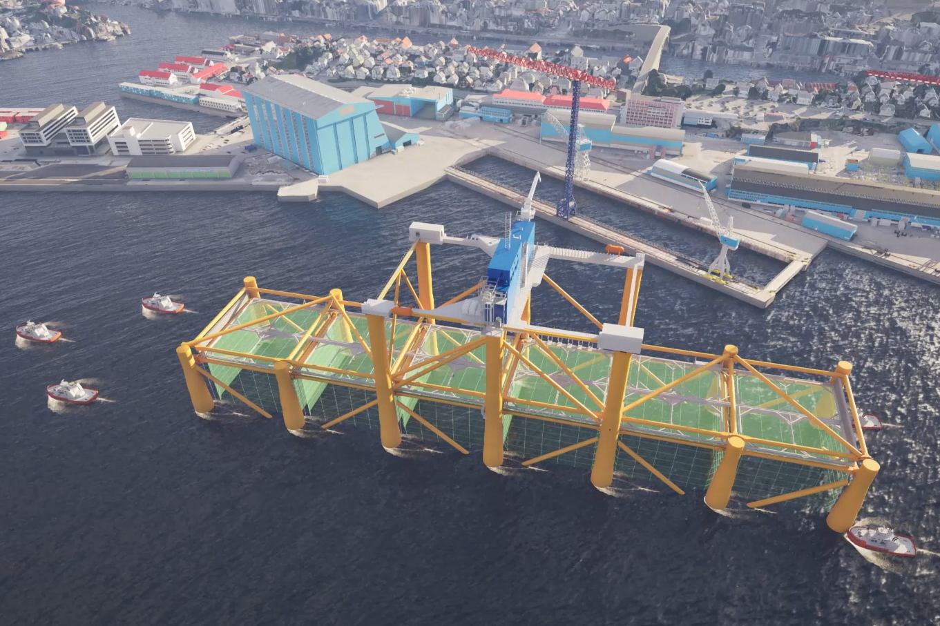 Industrial giant brings oil and gas know-how to offshore salmon push