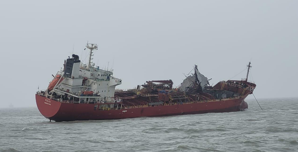 Explosion rips through product tanker with crew forced to abandon ship