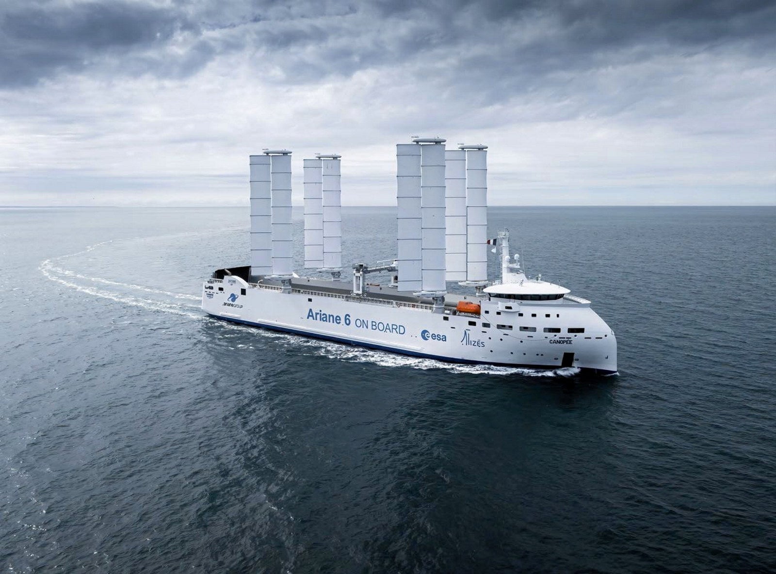 Green Seas: Wind-propelled shipping meets spaceport supply chain