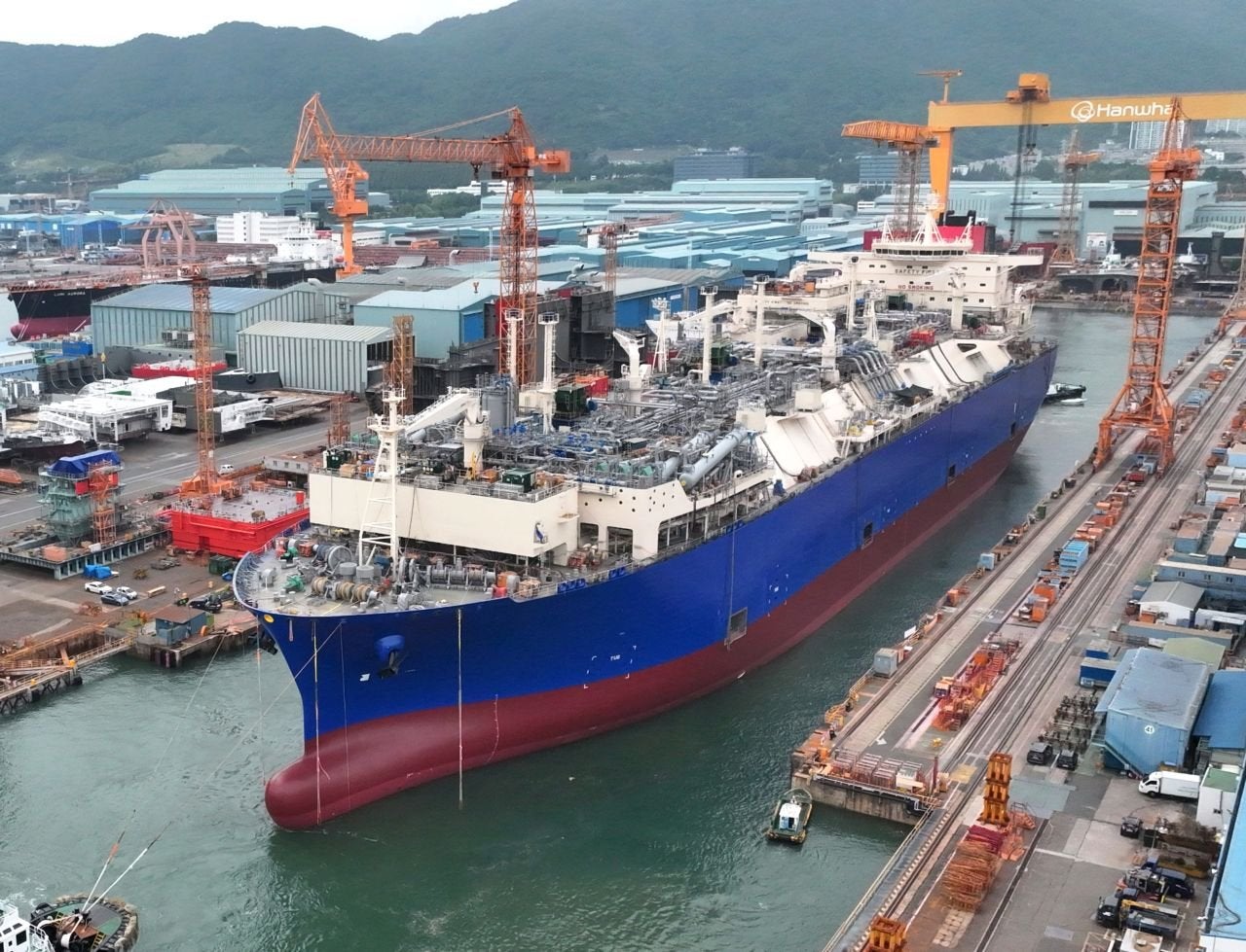Hanwha Ocean claims world first with maiden supersized FSRU for Singapore