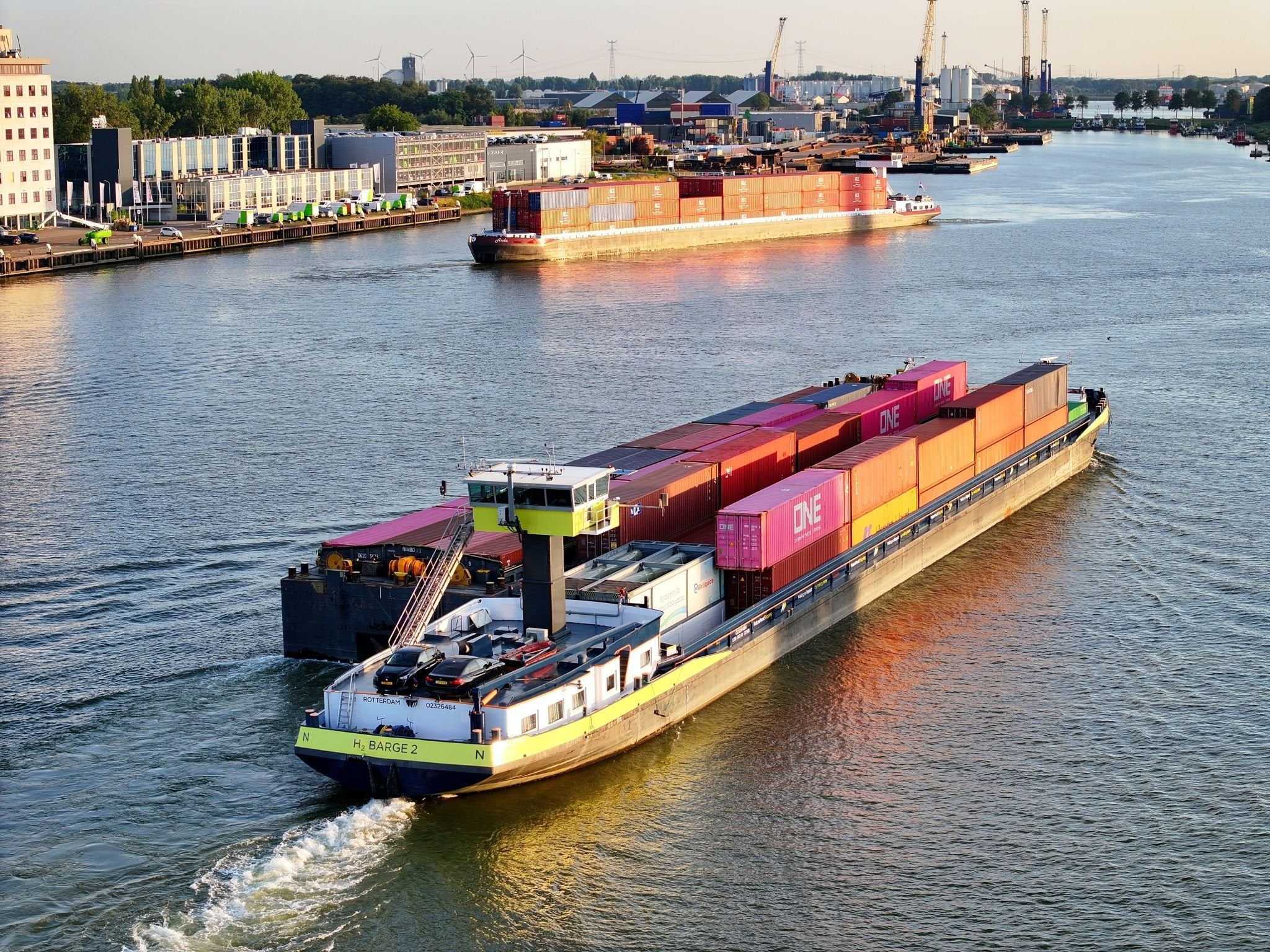 One of Future Proof Shipping's barges