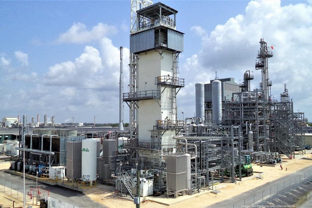 Air Products' hydrogen production facility in Geismar, Louisiana.