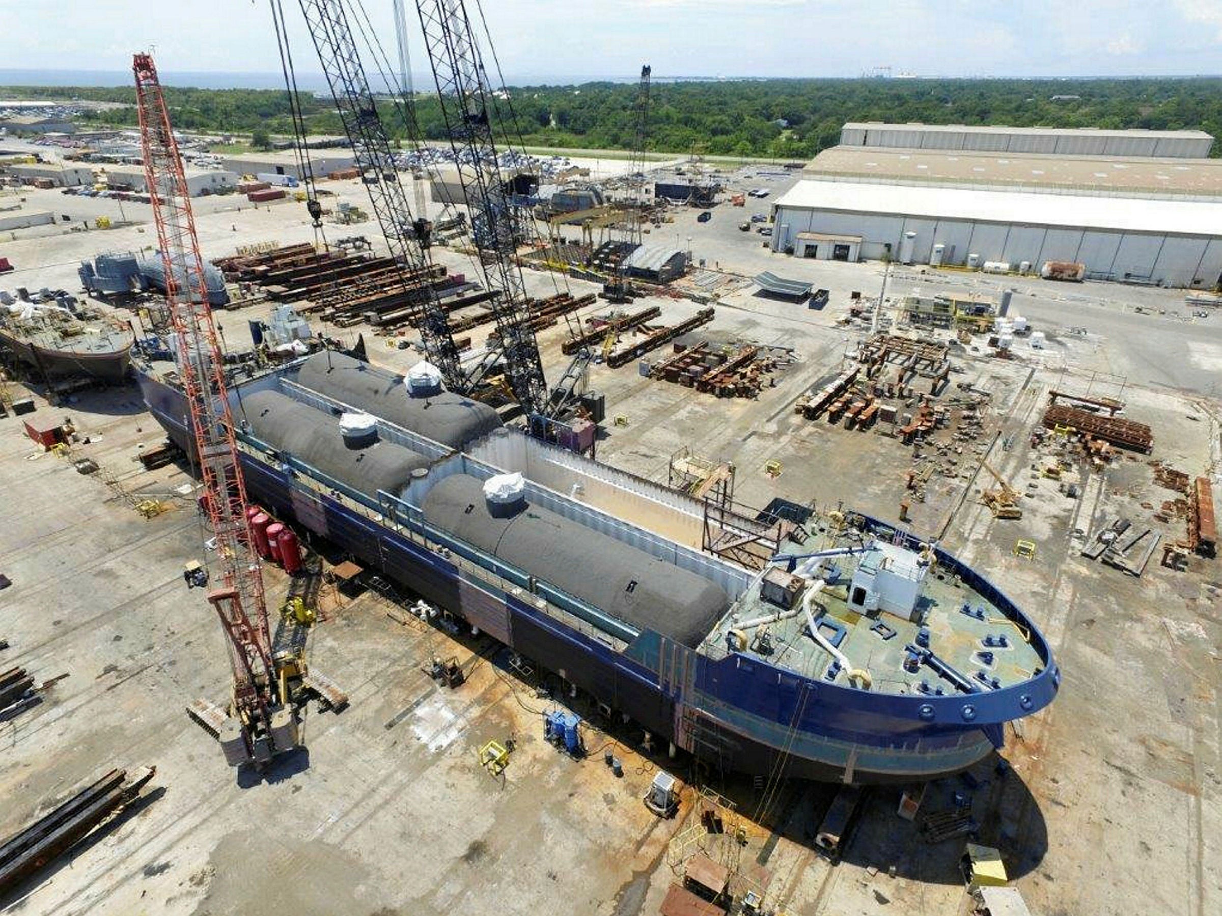 US LNG bunker barge for Shell takes shape