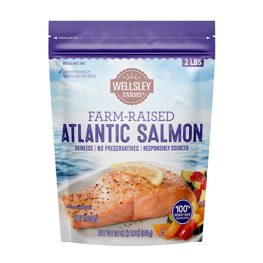 GOURMET BAY ATLANTIC SALMON TRADITIONAL BURGER