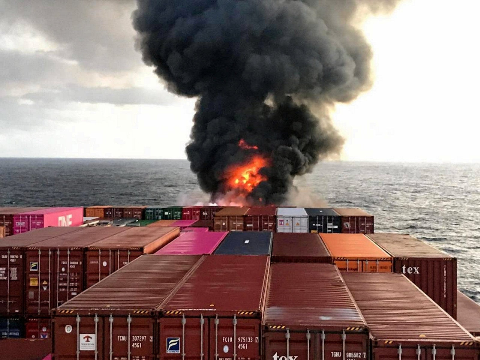Fire alarm raised as container ships suffer streak of hard-to-tackle ...