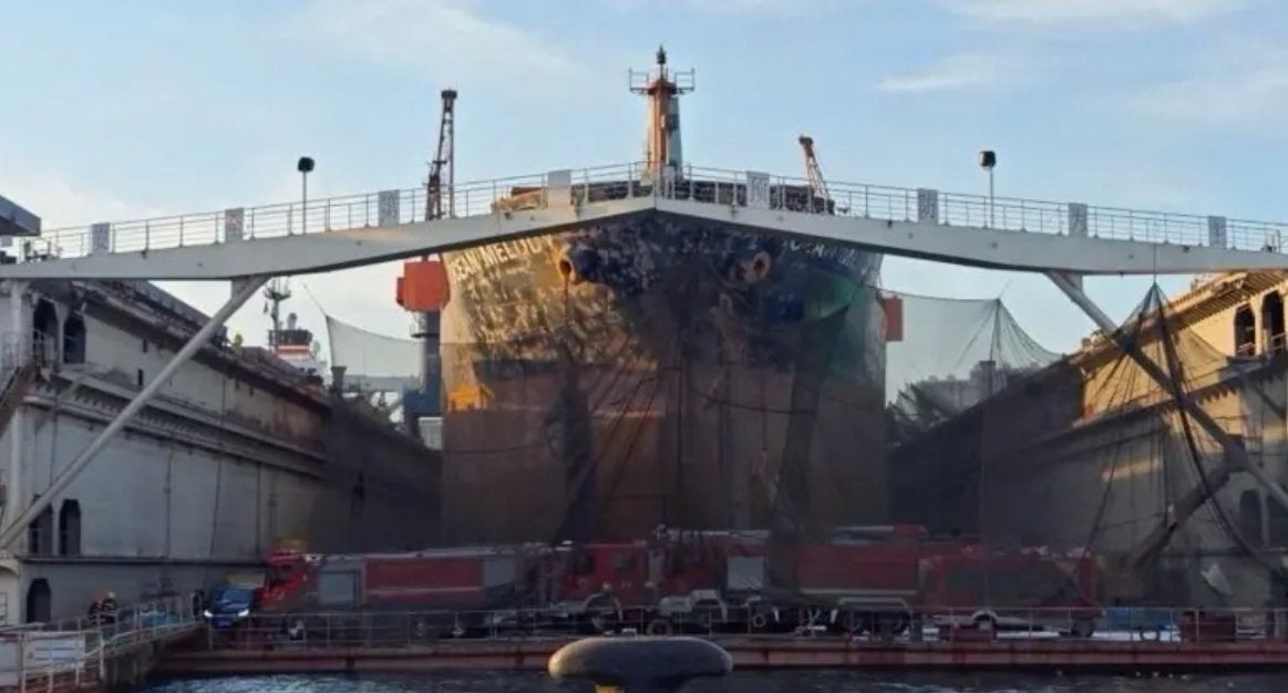 At least 20 dead after blaze hits ship in China