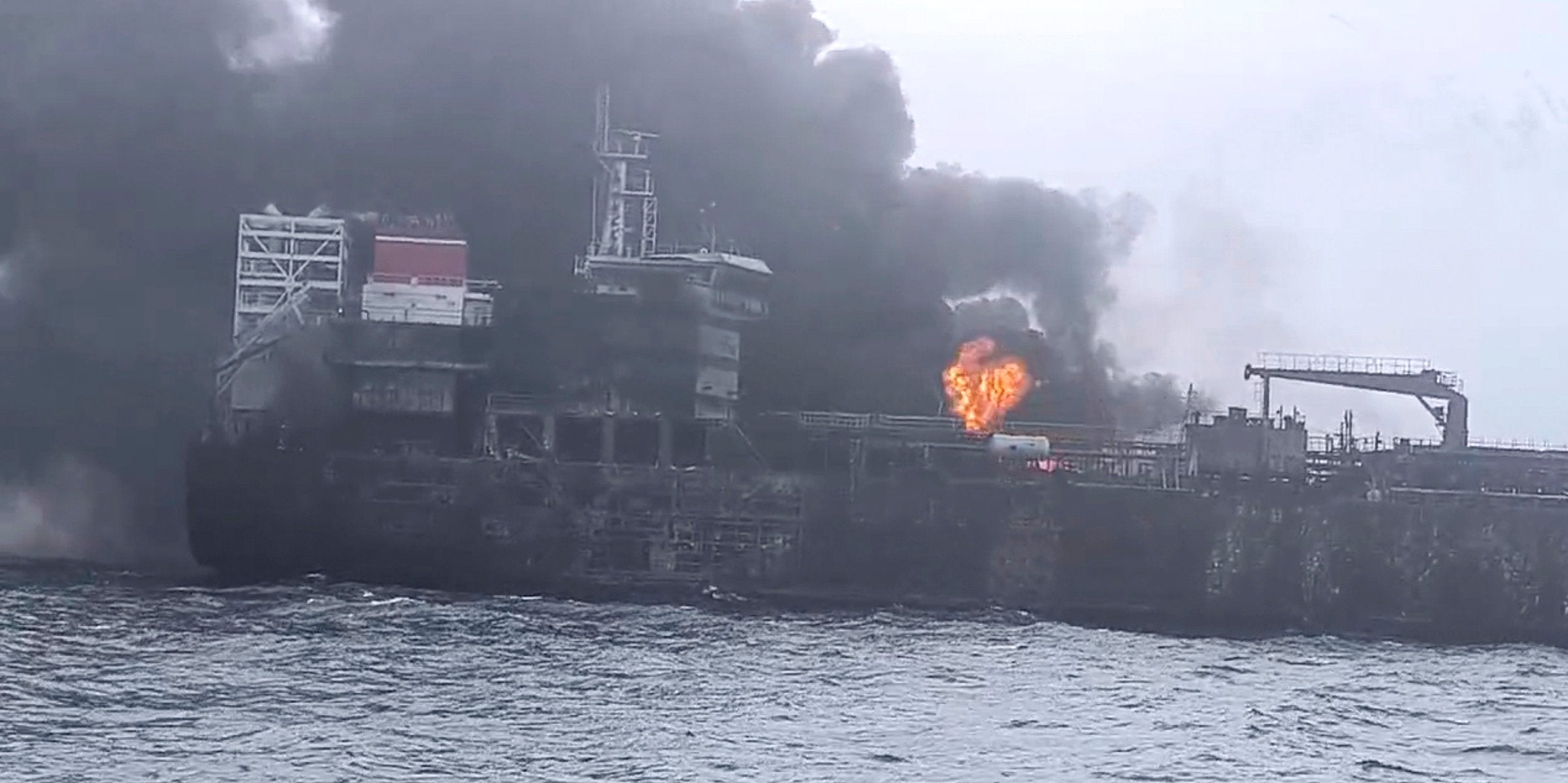 ‘Massive ship came out of the blue’ before smashing into tanker, says ...